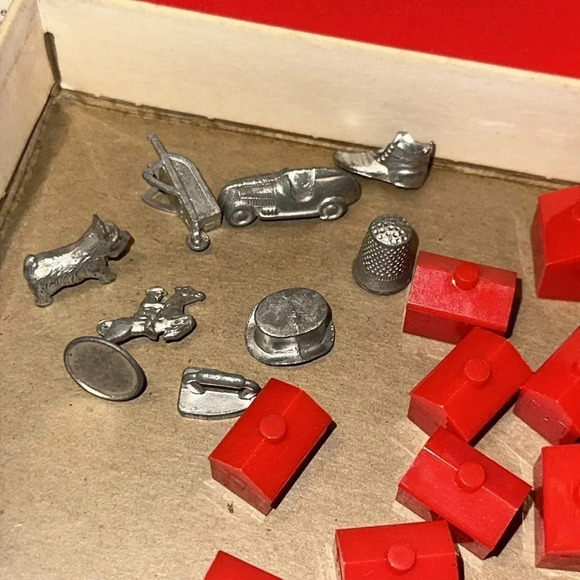 vintage 1961 parker bros real estate trading MONOPOLY board game toy collectible - Picture 14 of 16